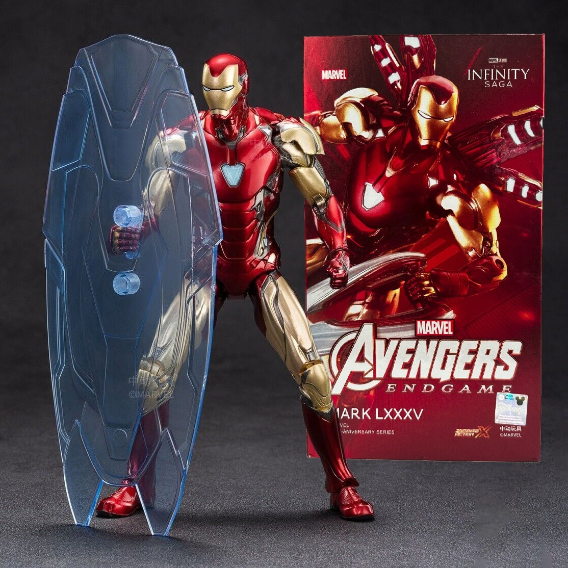 Marvel Avengers Endgame Iron Man Mark 85 MK85 Ironman Toy Action Figure Model