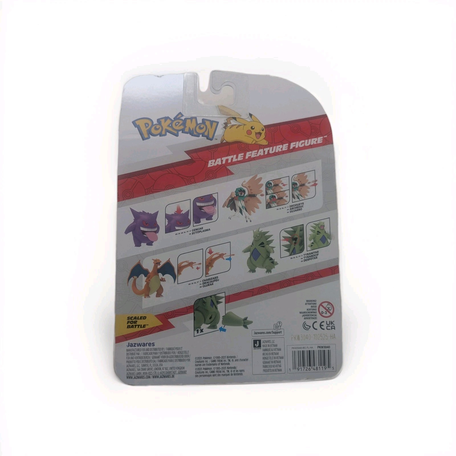 🔥 Pokemon Battle Feature Figure TYRANITAR Deluxe Action Figure New – Jazwares