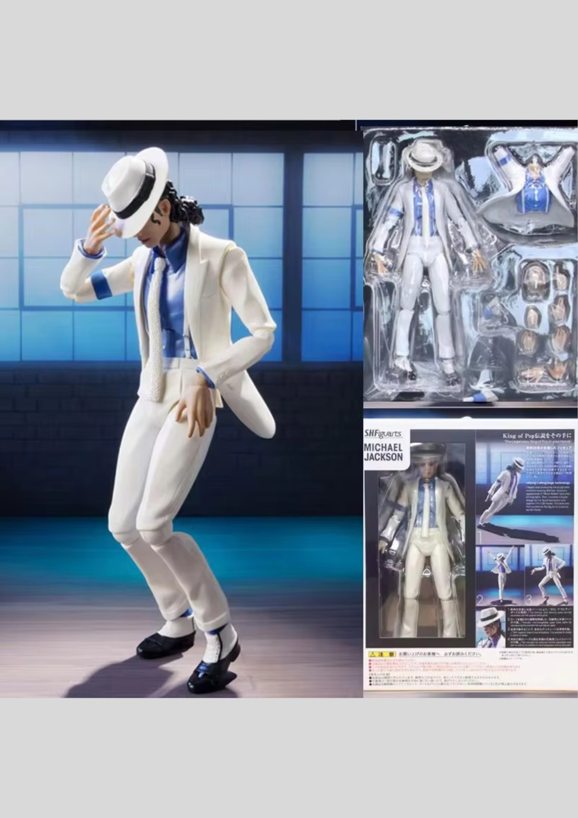 Michael Jackson Smooth Criminal Moonwalk Action Figure Model Toys Free Shipping