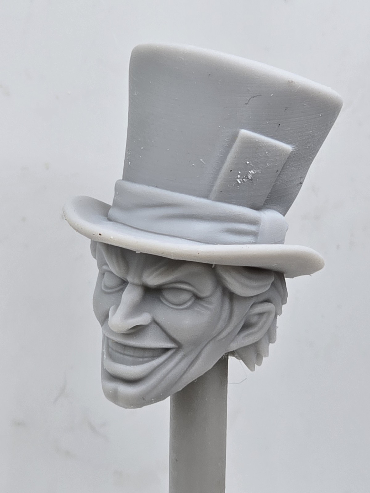 3d Printed MAD TOP HAT VILLIAN HEAD 1:12 6″ Classified Legends MULTIVERSE