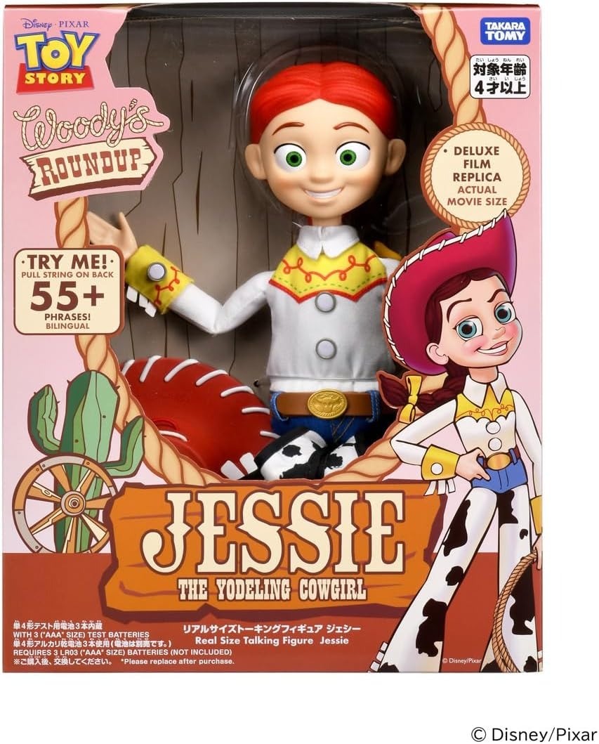 Toy Story Real Size Talking Figure Jessie Japanese English Voice Takara Tomy
