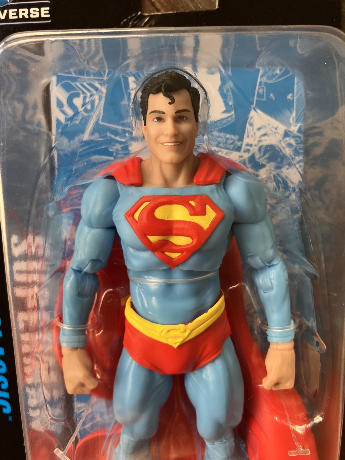 McFarlane DC Multiverse DC CLASSIC SUPERMAN ROSS 7″ Action Figure Damaged Card