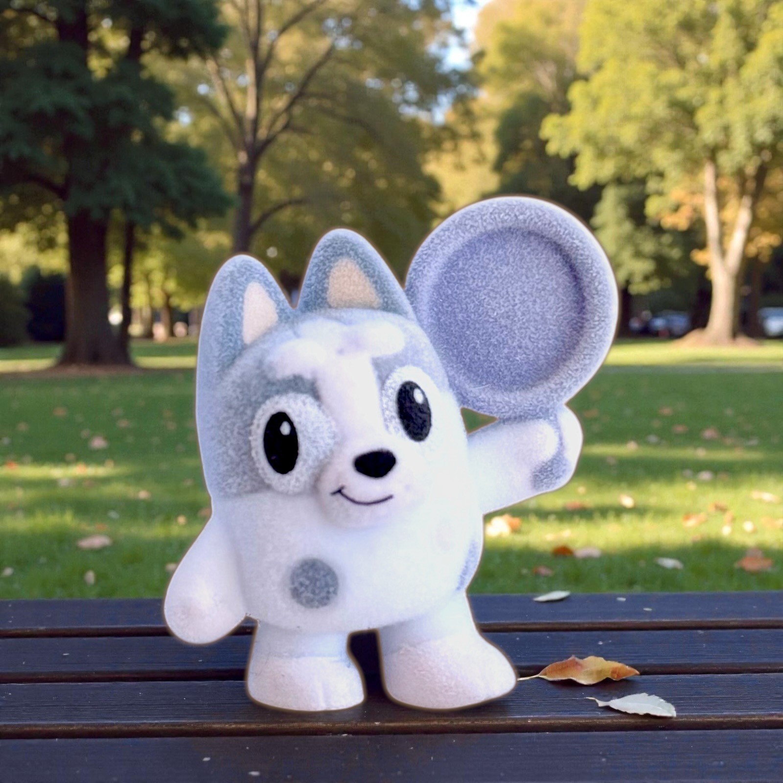 Bluey Fuzzies YOU PICK! Flocked Bluey & Friends Figures Series 1 Blind Boxes