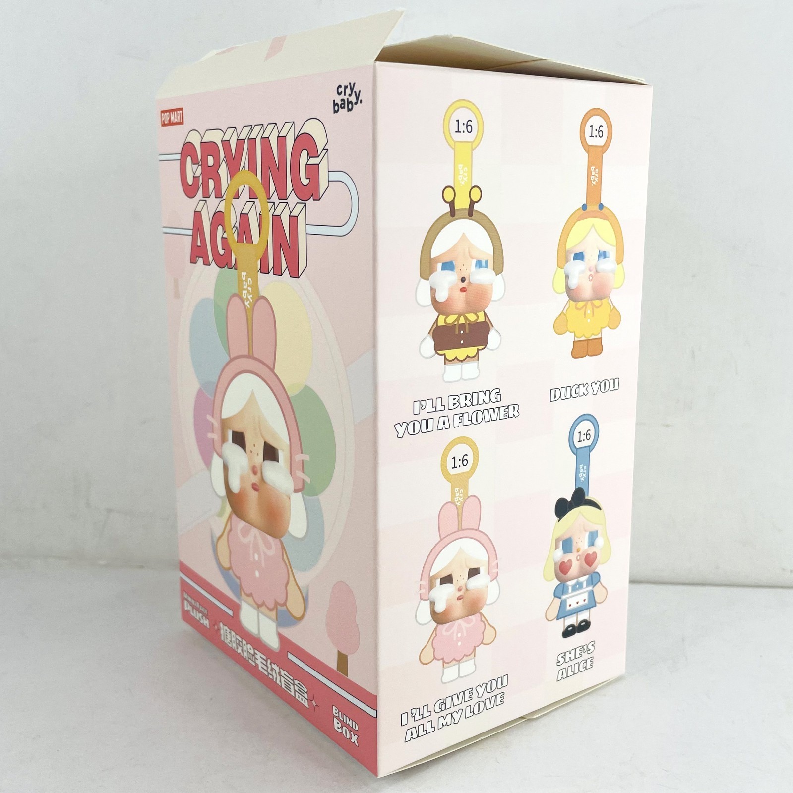 POP MART x Crybaby Crying Again Series Confirmed Figure Dolls Toy Open Box