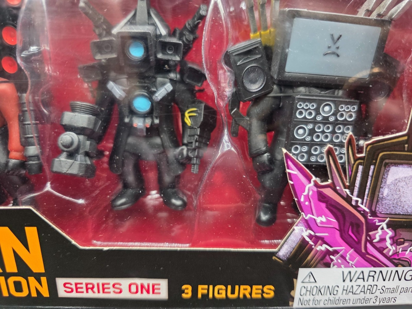 Skibidi Toilet Titan Collection Series One Figures 3 Pack Toy Set 13+ Years