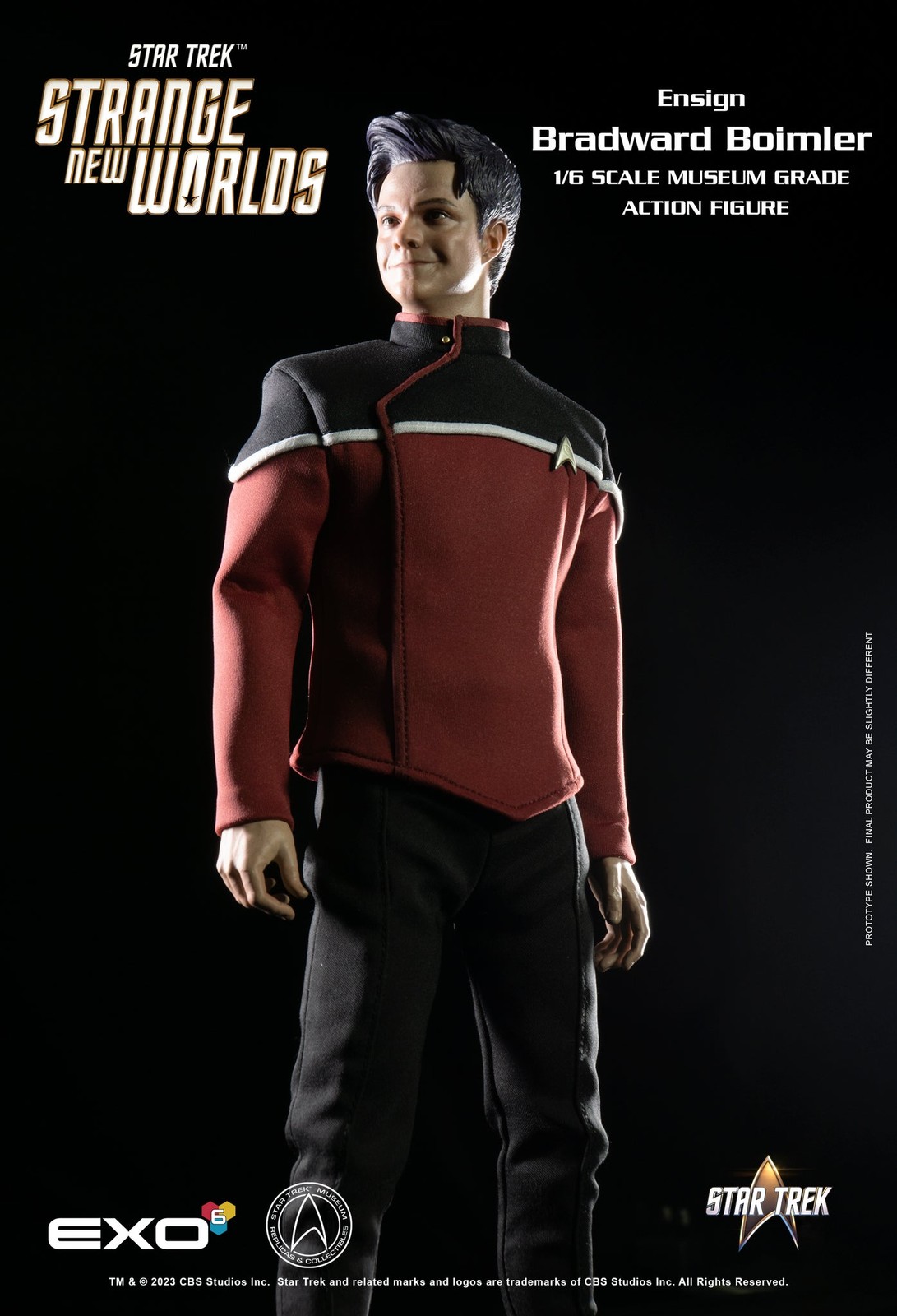 EXO-6 1/6 Star Trek Julian Bashir DS9 Chief Medical Officer Lt 12″ FIGURE ❶USA❶