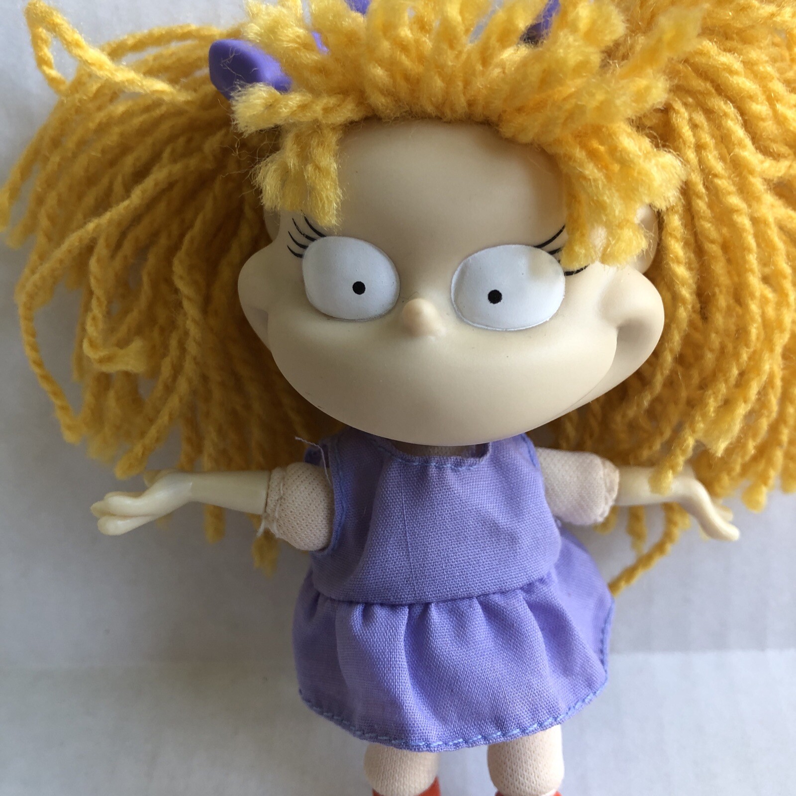 Vintage 1997 Viacom Rugrats Angelica Small Doll Toy 5 Inches