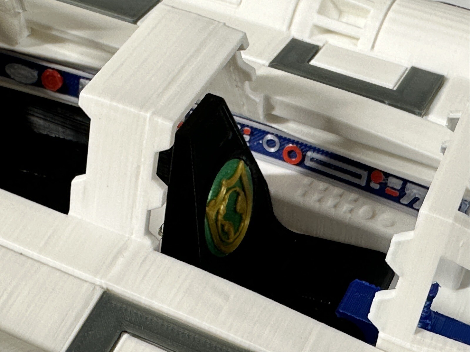 Buck Rogers Starfighter 3D Printed for 3.75″ Action Figures Dual Cockpit