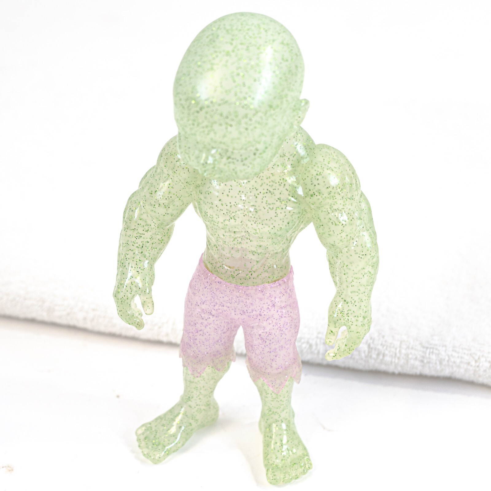 Ron English Temper Tot *Signed* NOS Exclusive Glitter 8″ Designer Figure w/ Box