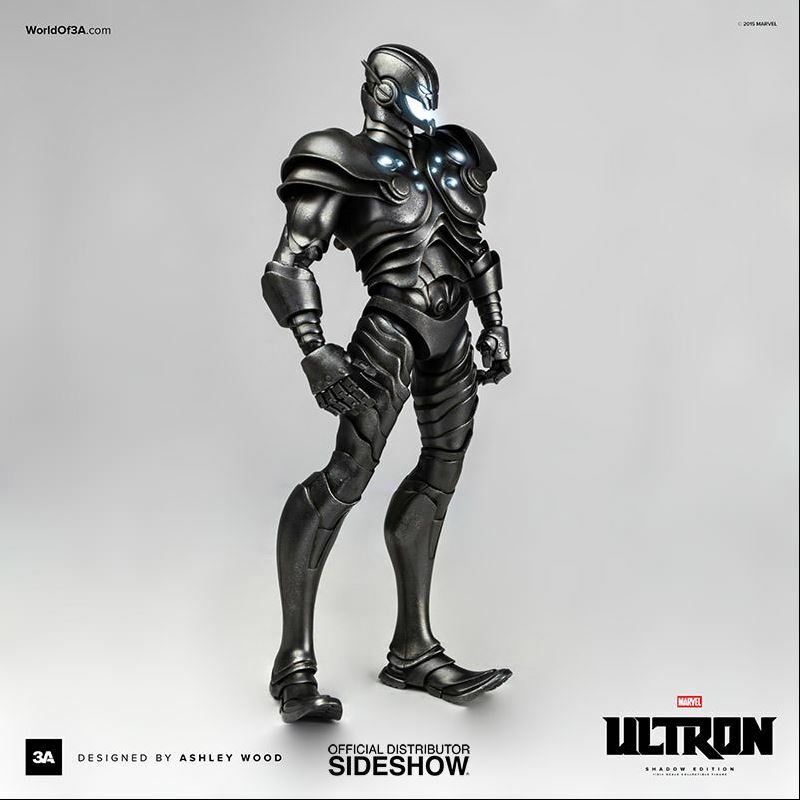 ThreeA 3A Marvel Ultron 1/6th Shadow Edition Figure Ashley Wood Avengers