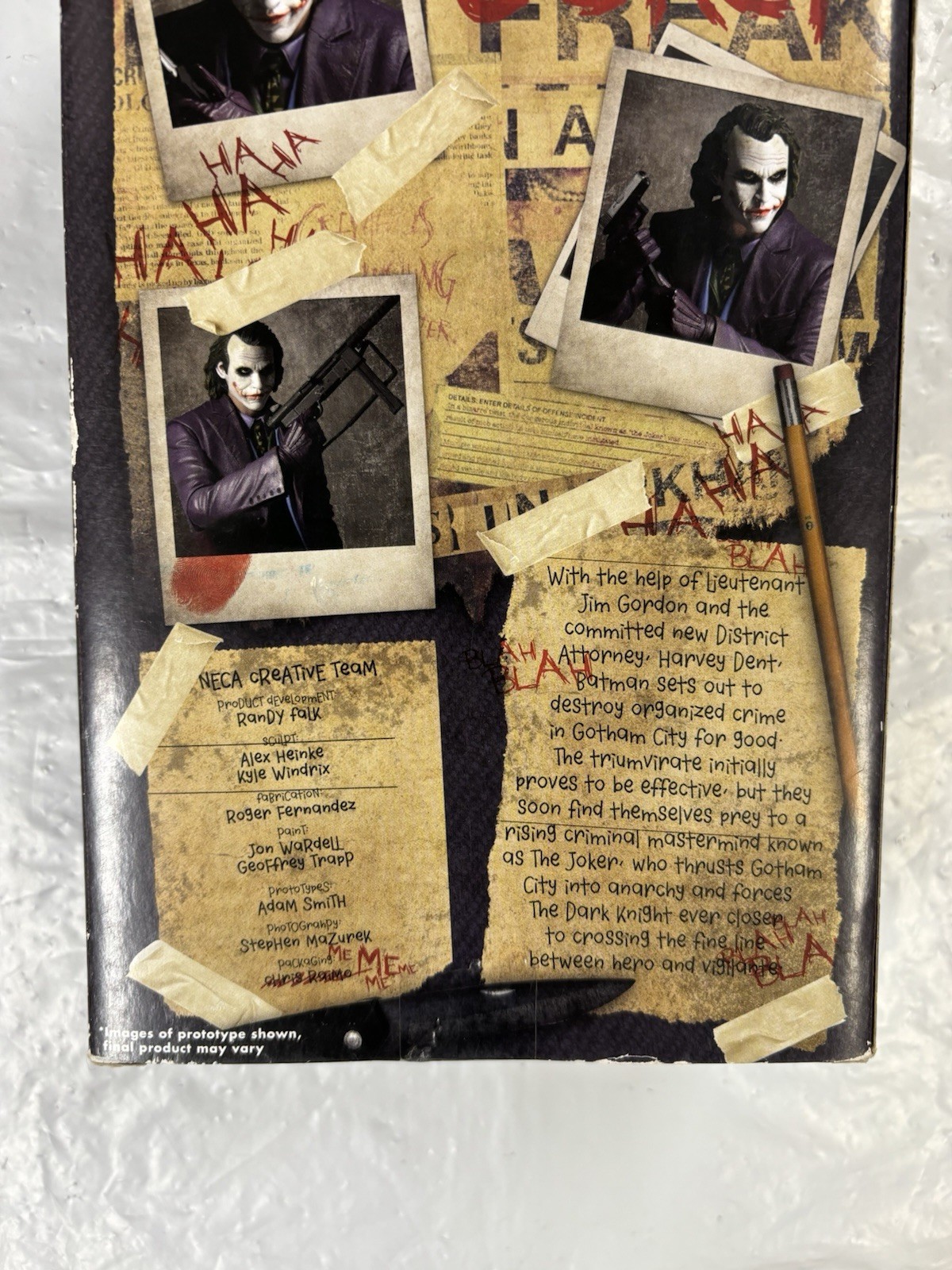NECA The Dark Knight Heath­ Ledger Joker 7 inch Action Figure New Toy Batman