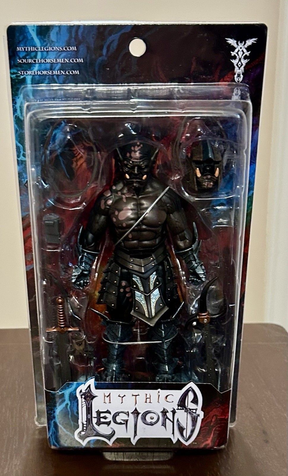 Mythic Legions Four Horsemen Studios Gorthokk MOC Figure w/ Accessories