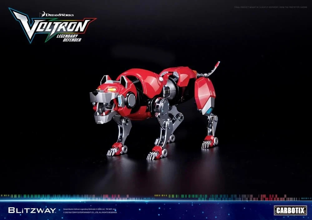 Voltron Legendary Defender Carbotix 10th Anniversary Standard Edition Figure