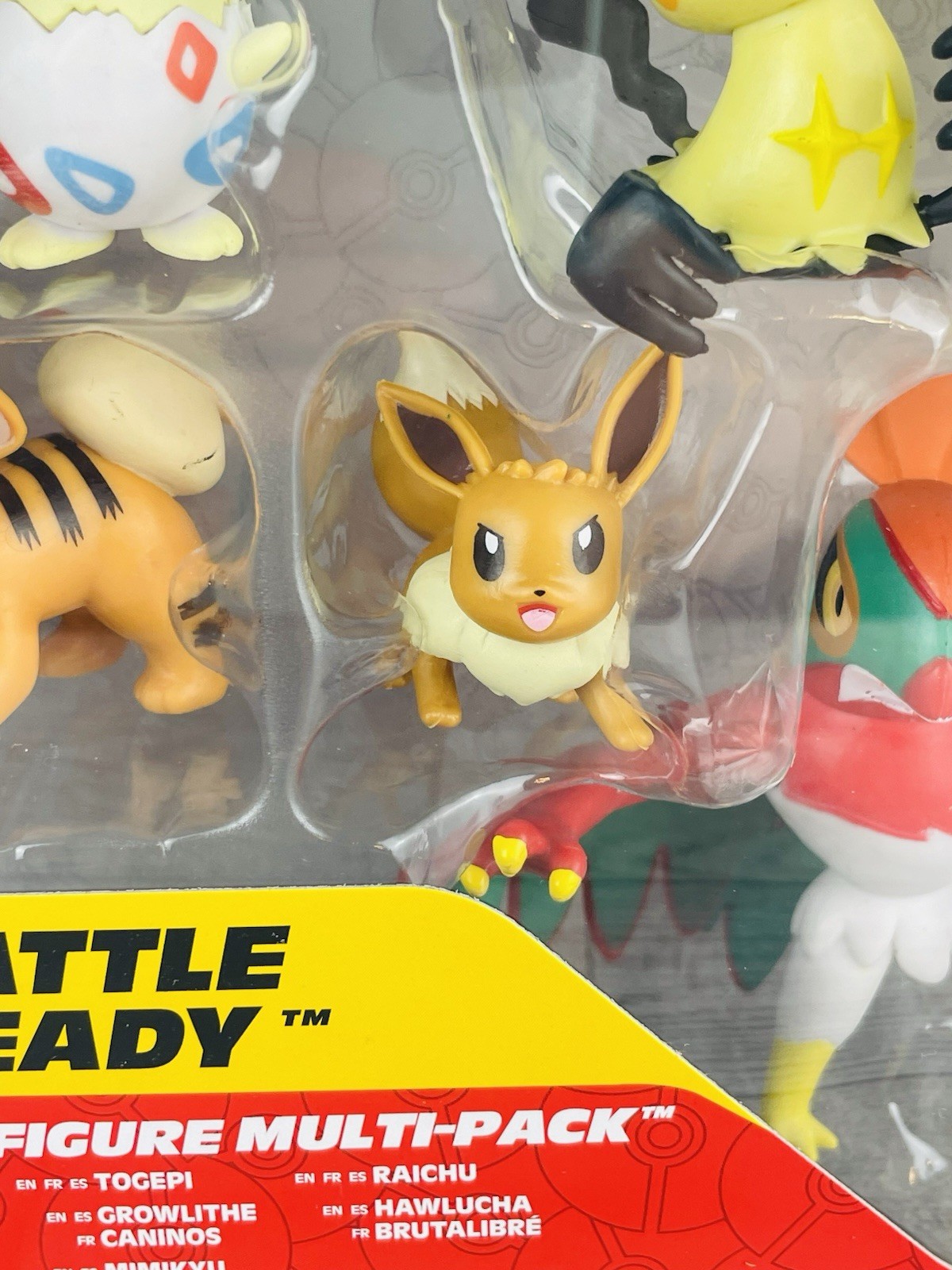Pokemon 8 Figures Battle Ready Pack Pikachu Raichu Hawlucha NEW Jazwares
