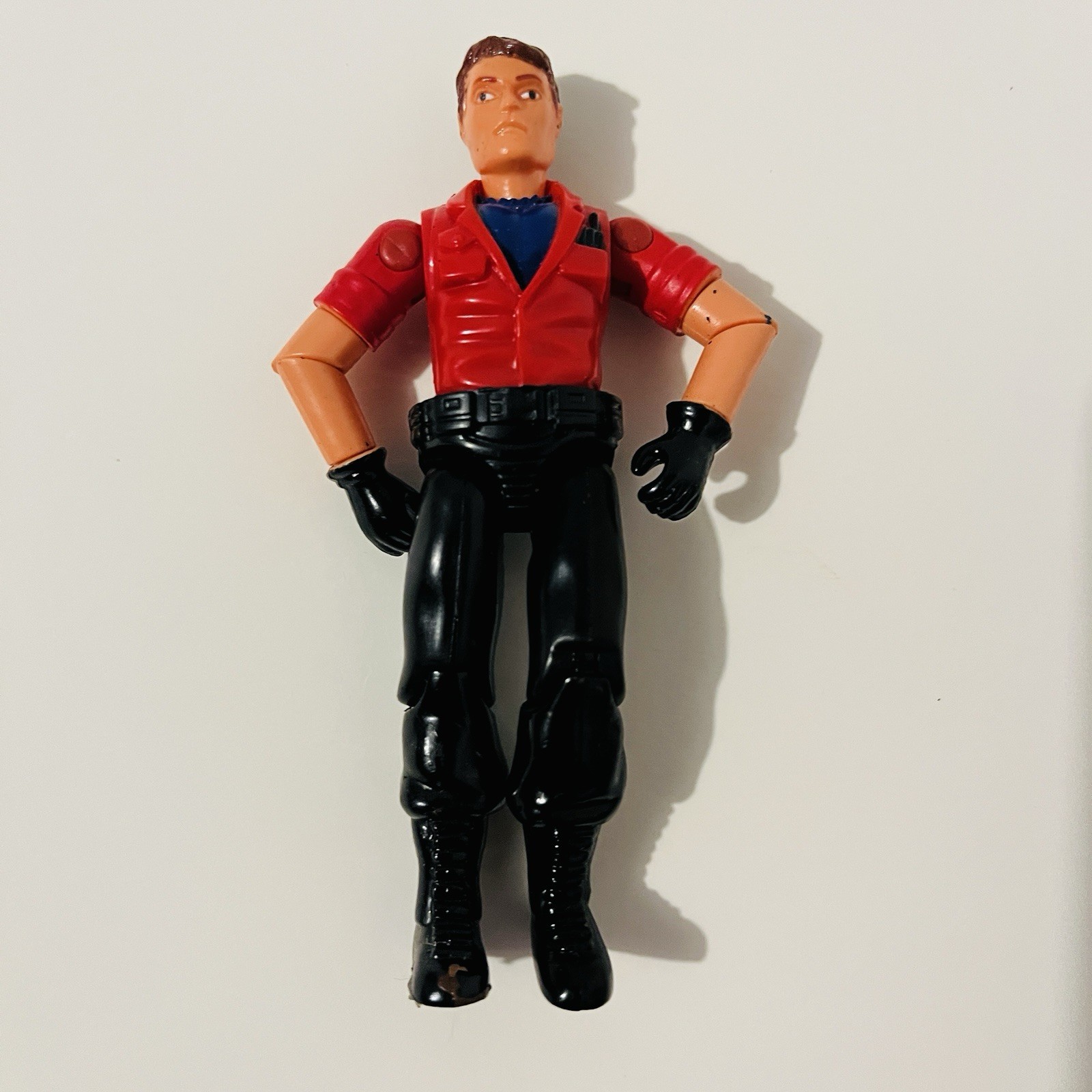 Bass Pro Shop Fisher Man Tour Guide Action Figure W/ Red Shirt 4″ Tall in VGC