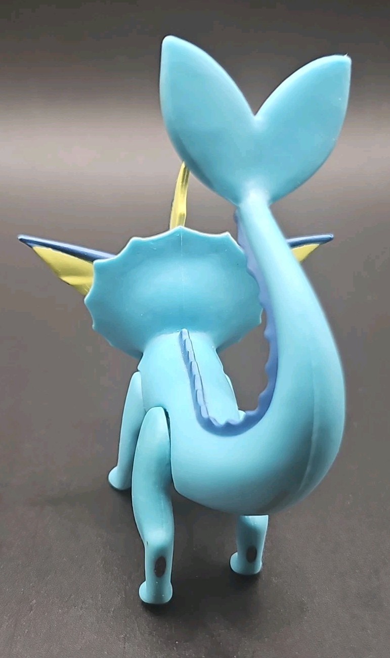 VAPOREON Pokémon 2019 Figure – 3.5″ Articulated Toy – Fast Shipping