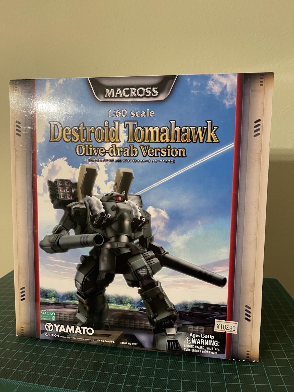 Destroid Tomahawk Olive-Drab Version 1:60 Scale Macross Yamato -us Seller-