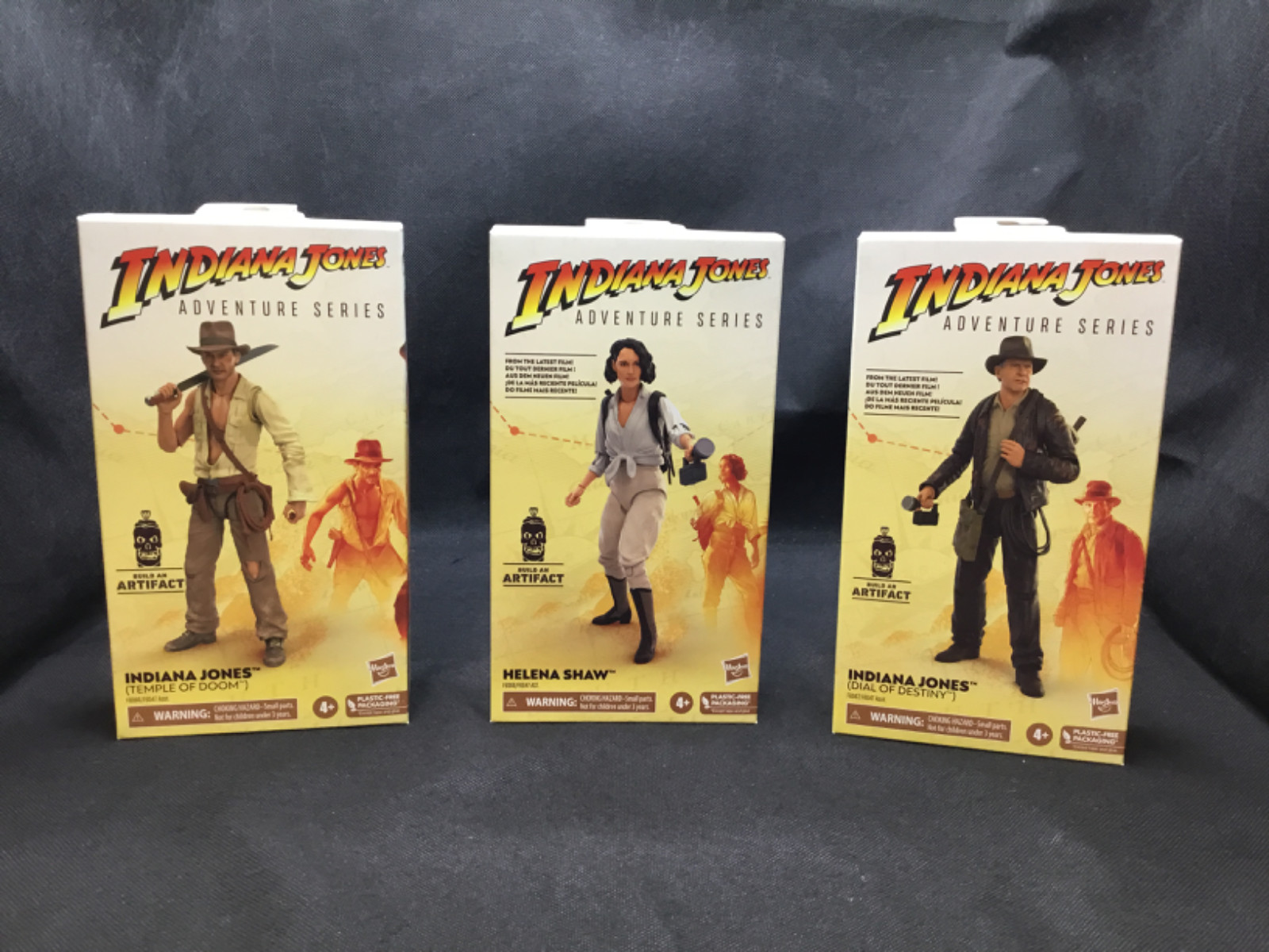 Lot of (3) Indiana Jones Adventures Helena, Indy Temple & More [Hasbro] NIB!