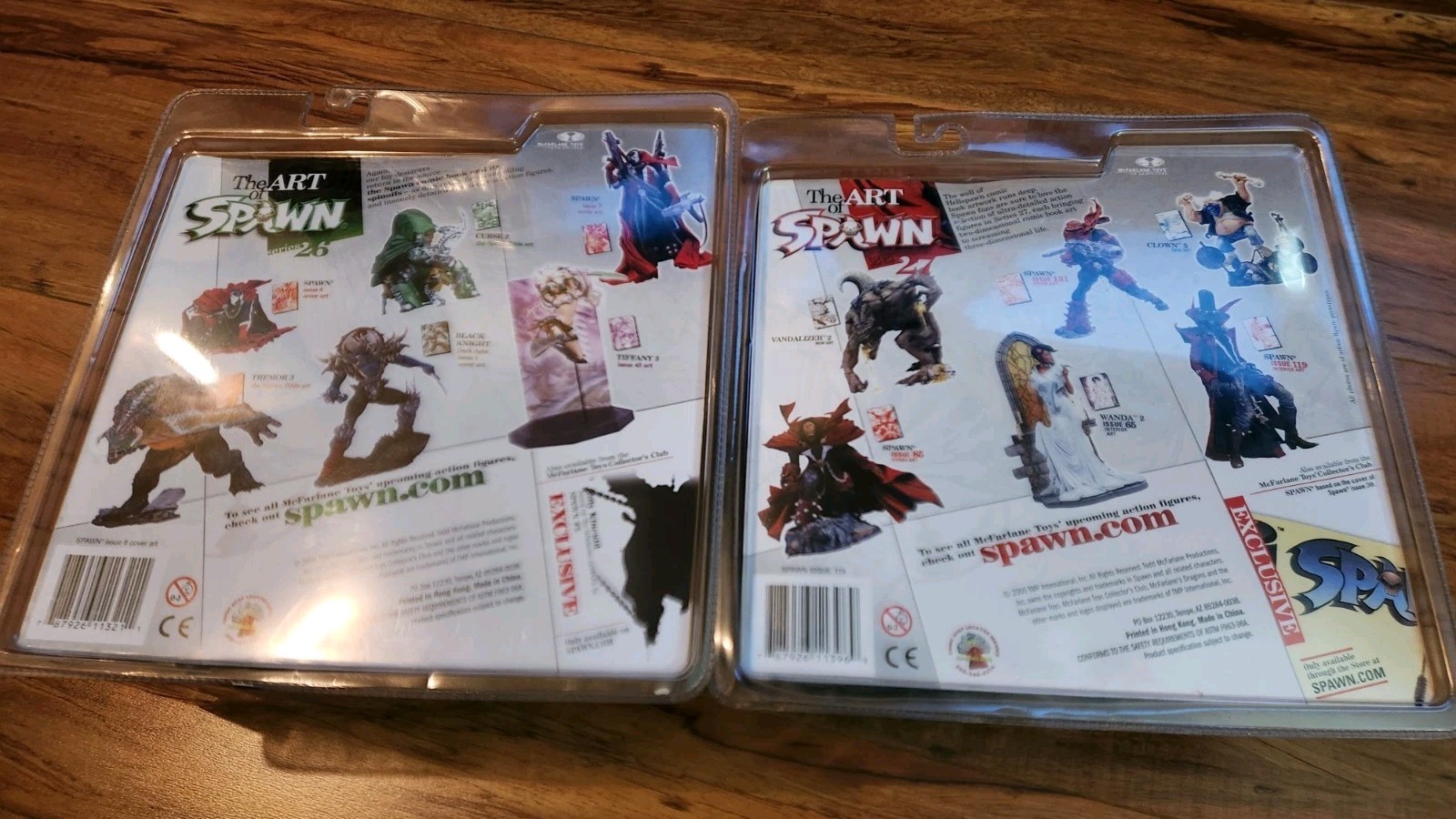 /7270 McFarlane Toys Art of Spawn Spawn vs Al Simmons Issues 8 & 119 Figure Lot