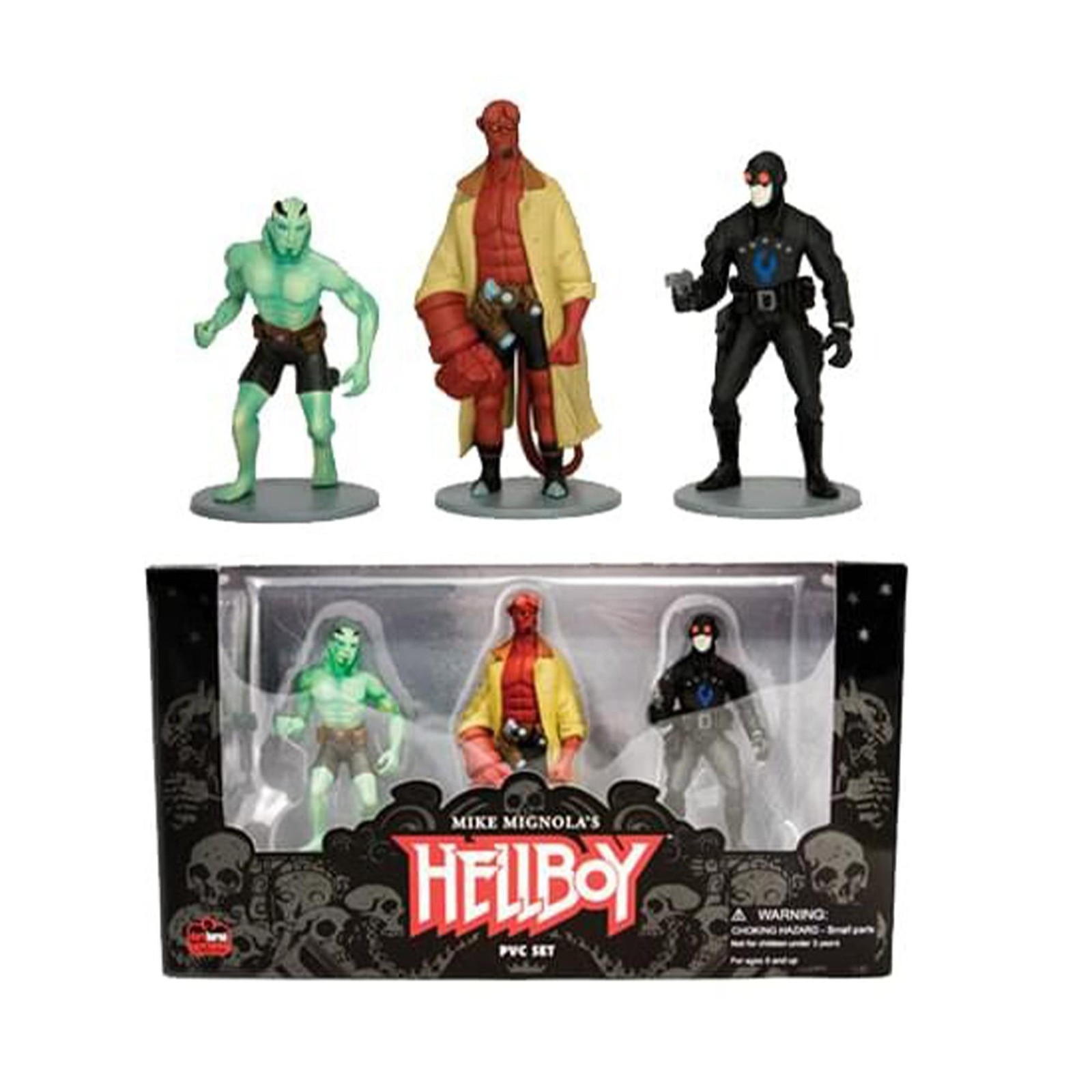 Dark Horse Comics Hellboy 4″ PVC Action 3 Figure Set