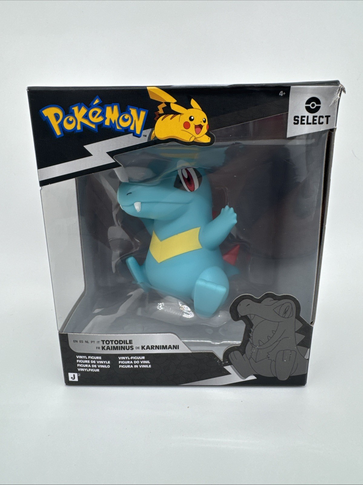 Pokèmon Select Series 5 – TOTODILE 3.5″ Vinyl Figure 2025 Jazwares Damaged Box