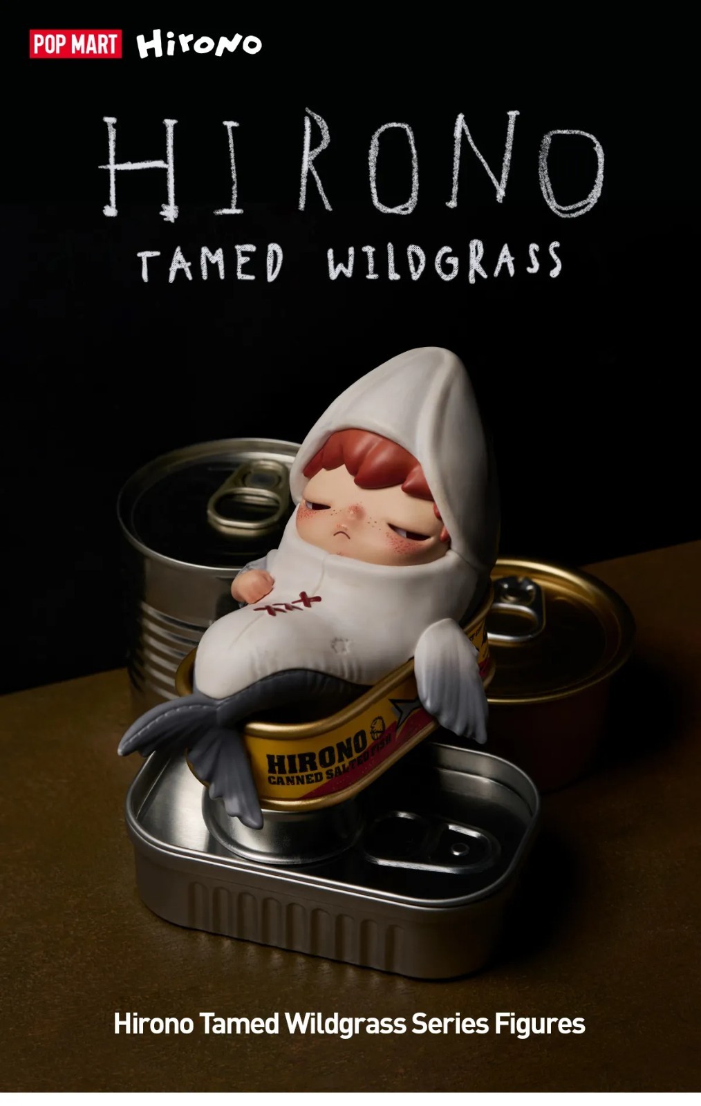 POP MART Hirono Tamed Wildgrass Series Confirmed Figures Sealed Bag in Open Box