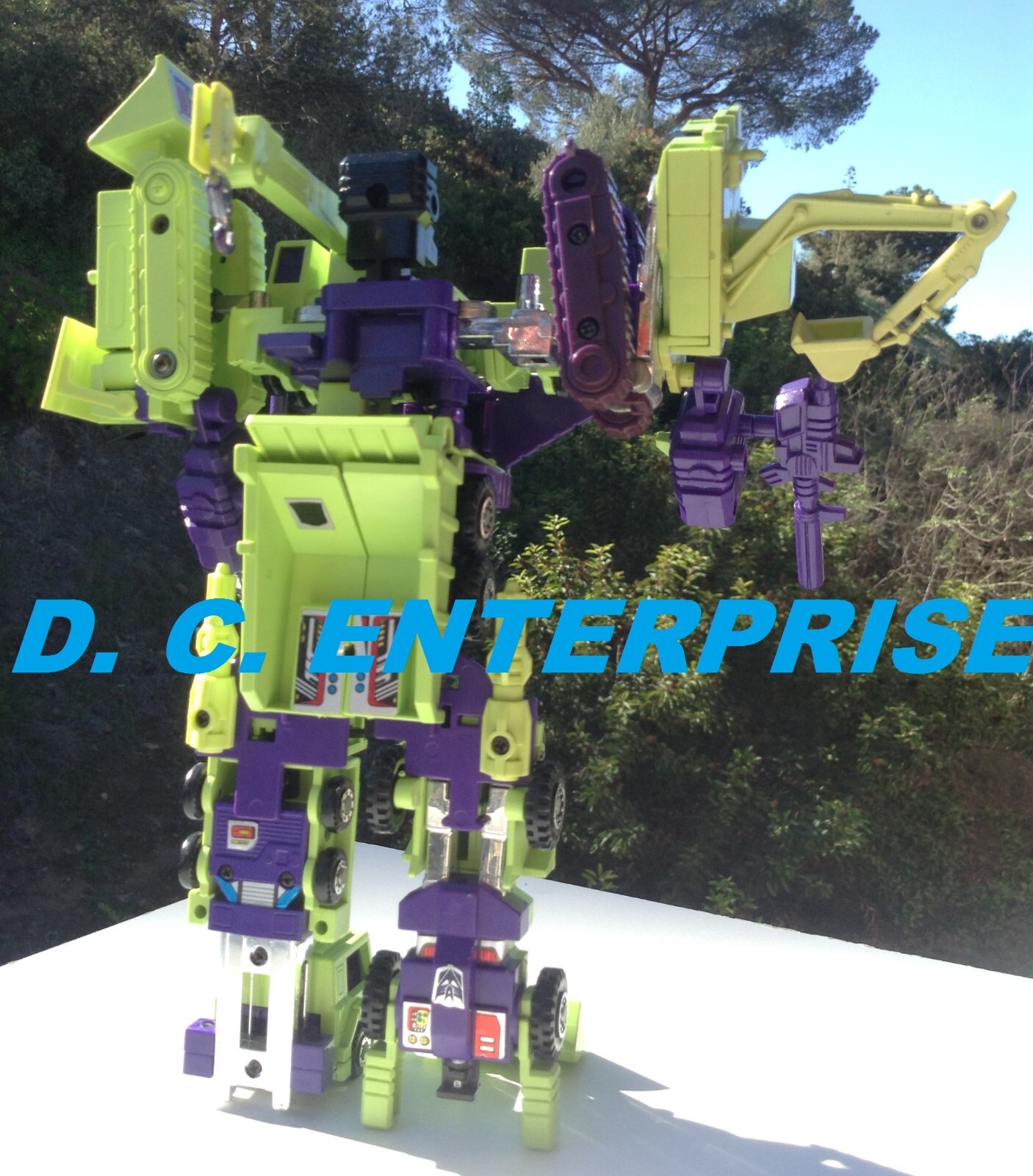 HASBRO TRANSFORMERS G1 SERIES 2  DEVASTATOR INCOMPLETE CONSTRUCTICON & PART 1985
