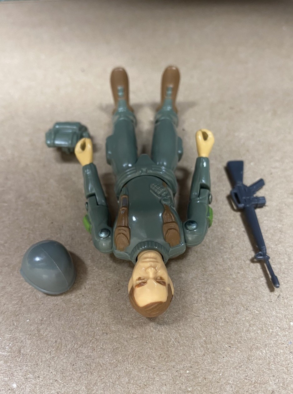 GI Joe 1982 Grunt V1 Straight Arm Complete Clean & Tight! Vintage Hasbro ARAH