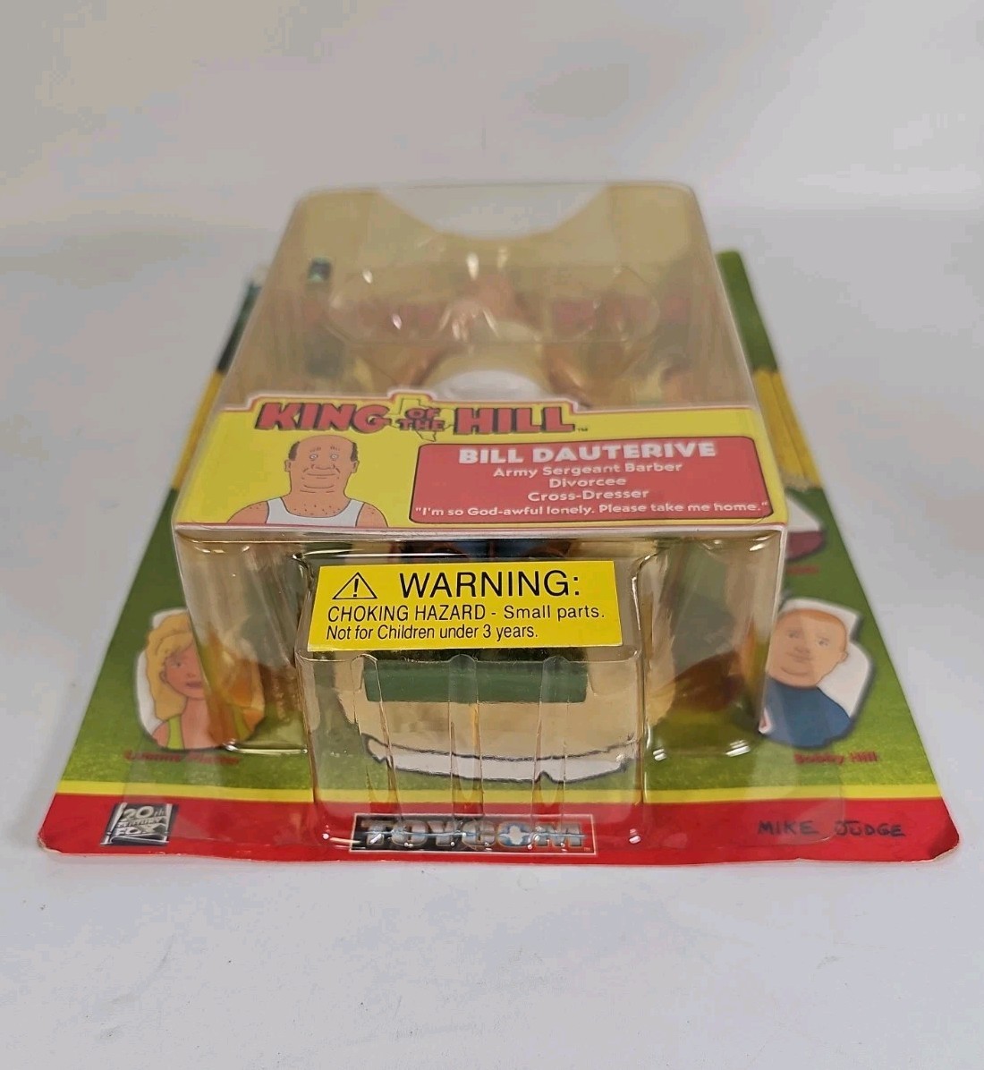 2002 King of the Hill toy BILL DAUTERIVE action figure NIP ToyCom