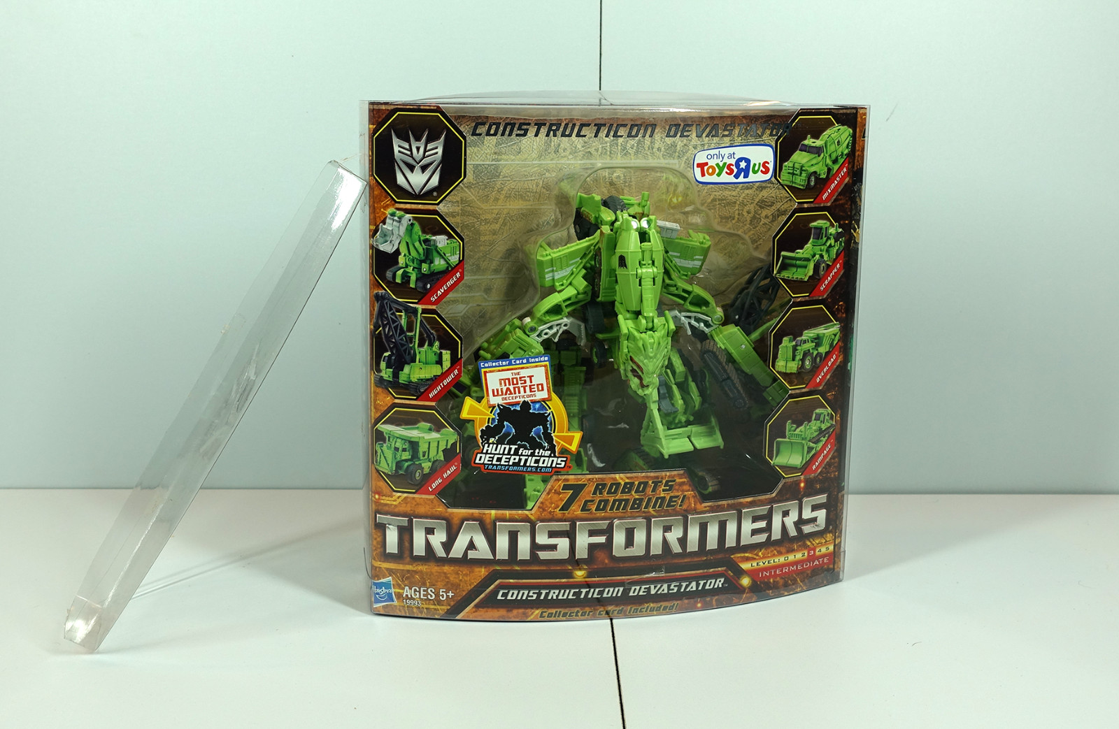 Constructicon Devastator Transformers Toys R Us Hasbro 2010 GREEN rare original