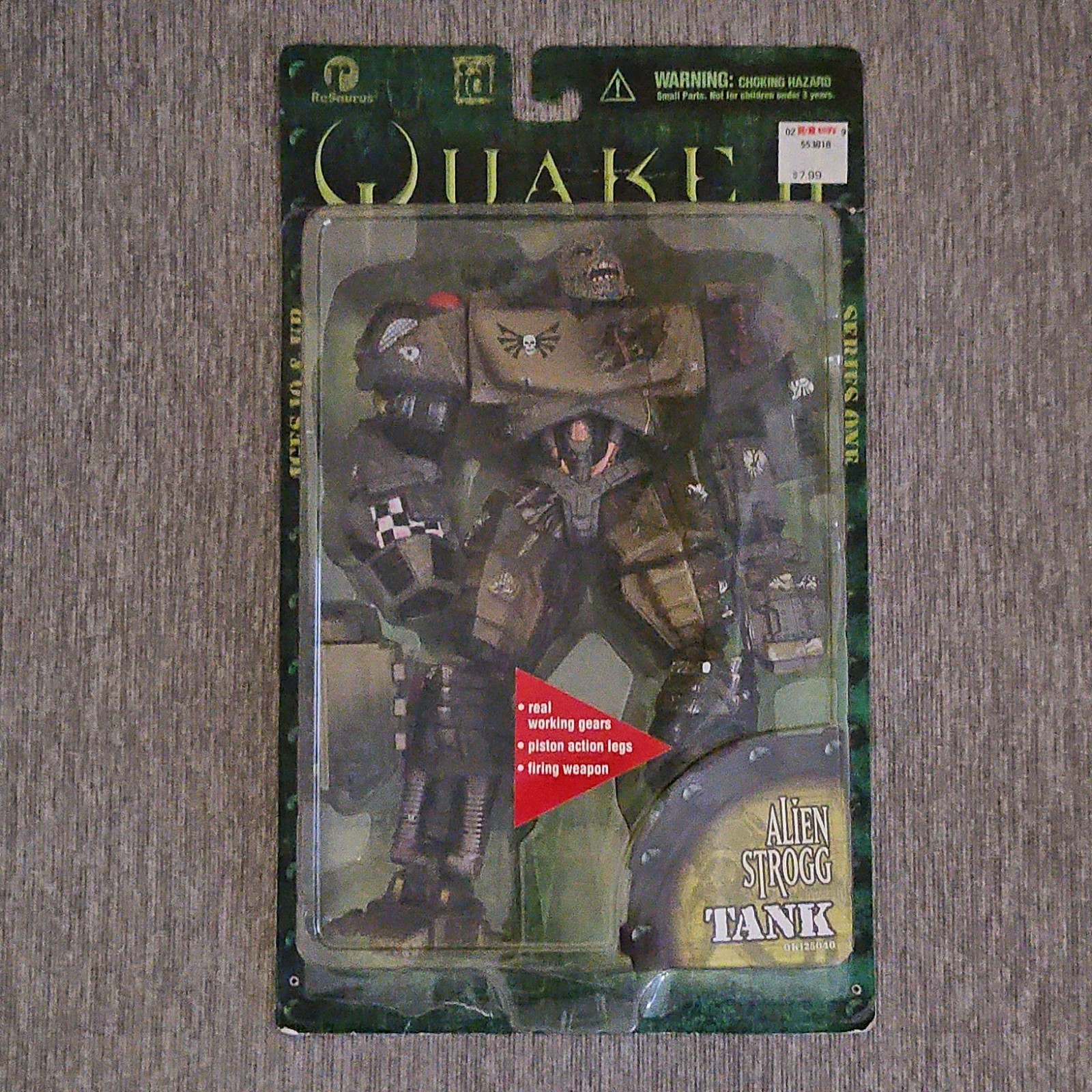 ReSaurus Quake II Alien Strogg Tank Action Figure QK125040 1998 Boxed