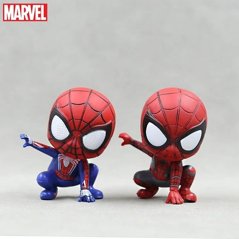 Anime Movies Spiderman Toy Figures Cartoon Anime Marvel Hero Model Doll Gifts
