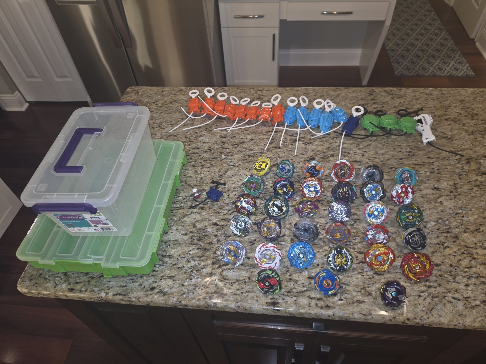 33 Bay Blades Lot Beyblade Burst