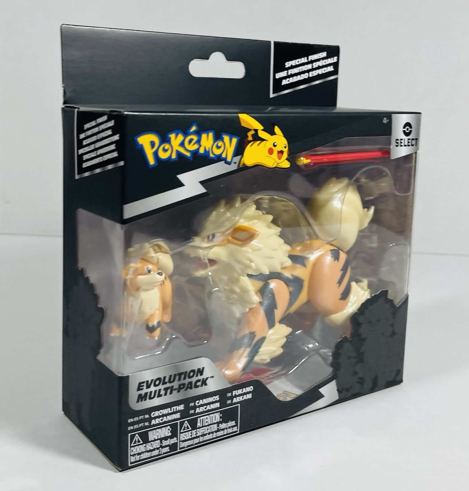 New In Box Pokemon Select Evolution Multipack (Growlithe, Arcanine)