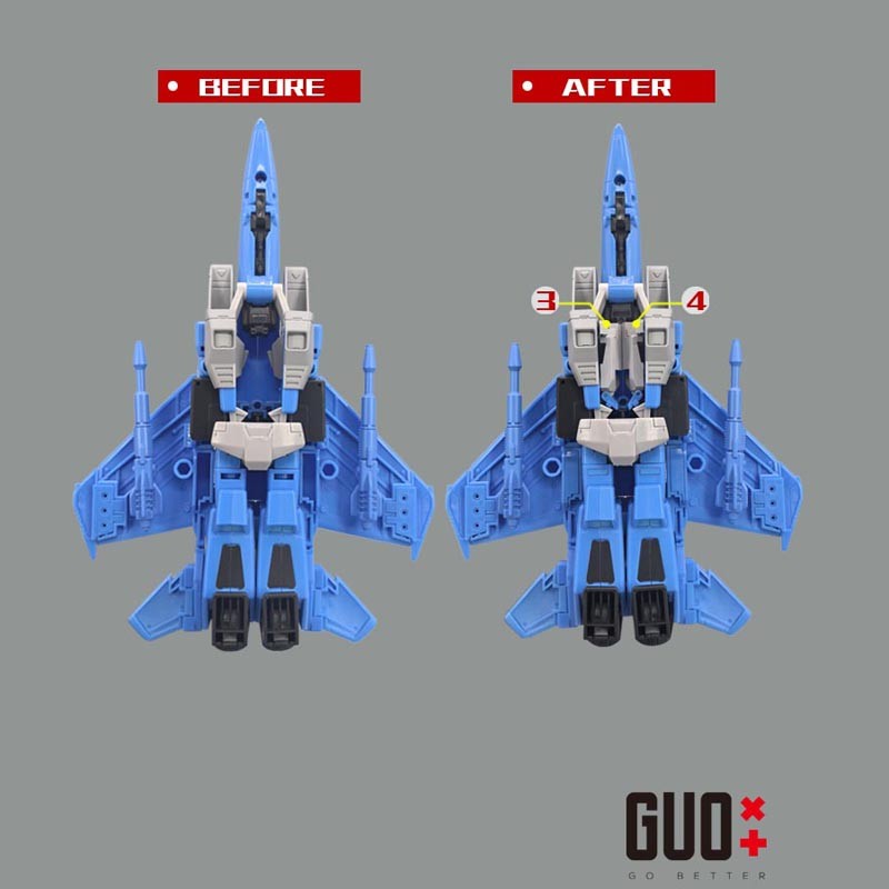 IN STOCK GO Better Filler Upgrade Kit For SS86 Thundercracker Filling Parts