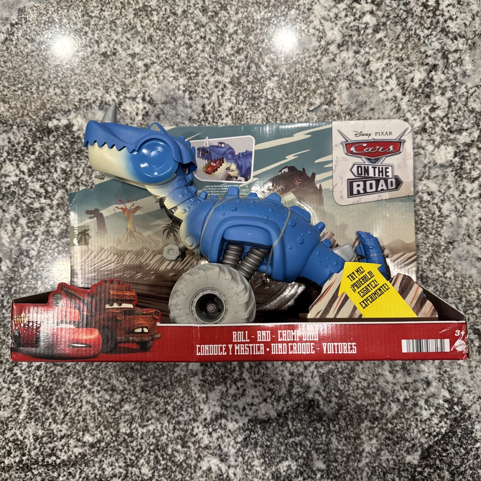 Disney Pixar Cars On The Road Roll & Chomp Dino BRAND NEW IN BOX
