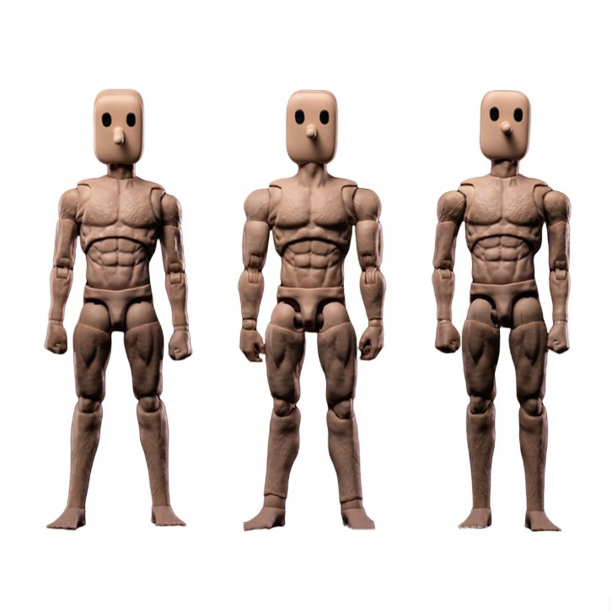 Notaman Nota Studio 1/12 Male Action Figure 6 inch 6″ Body Square Head Soldier