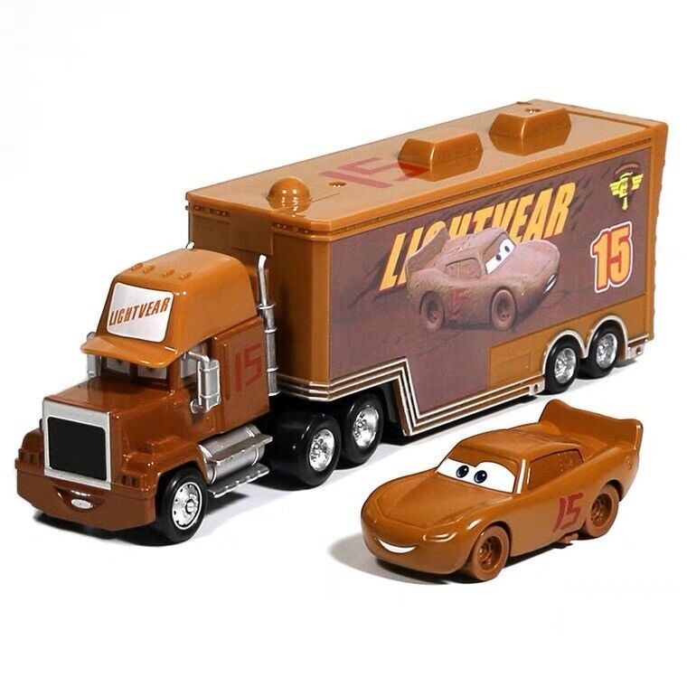 Disney Pixar Cars Chick Hicks Lightning McQueen Mack Hauler Truck & Car Toys New