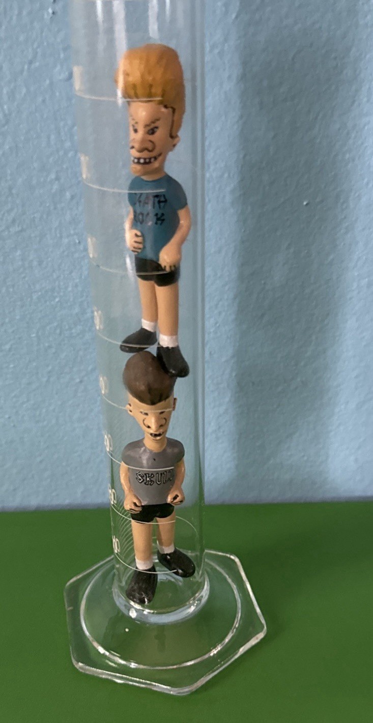 Beavis and Butt-Head Inside Glass Test Tube – 3″ Tall Figurine Test Tube Crazies