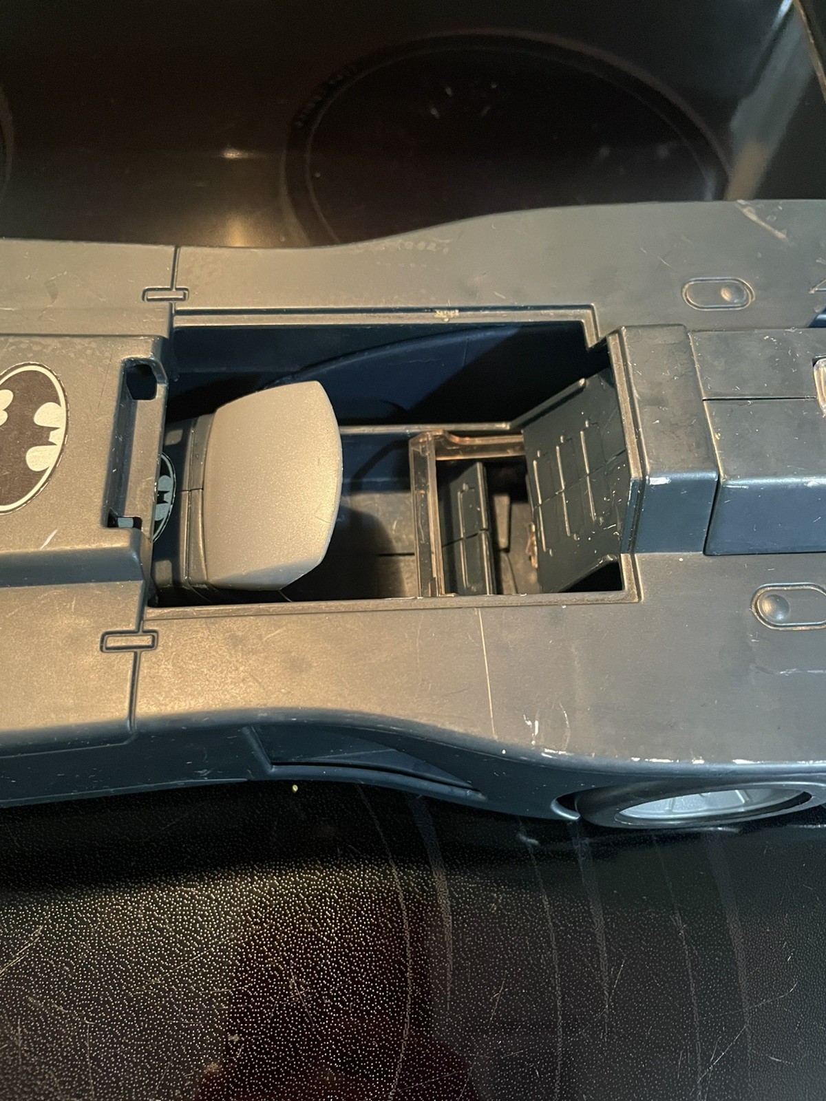 Vintage 90s Batman Animated Series Batwing Batmobile Hover Kenner-Incomplete