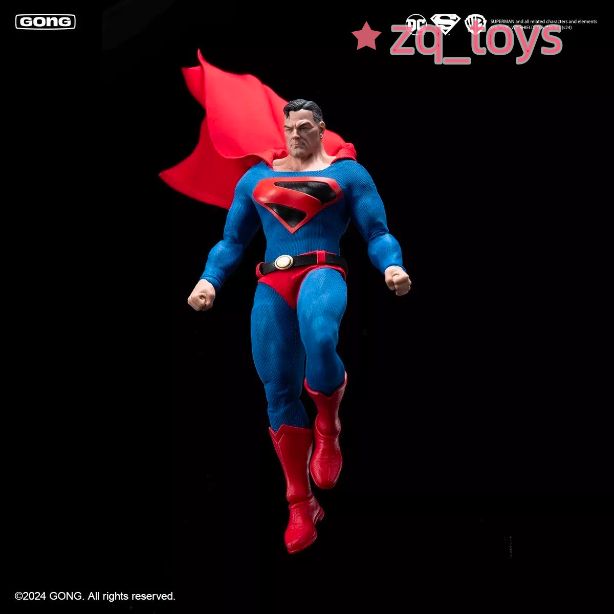 Pop Mart Gong 1/12 Kingdom Come Superman-Regular Edition Figure Model in Stock