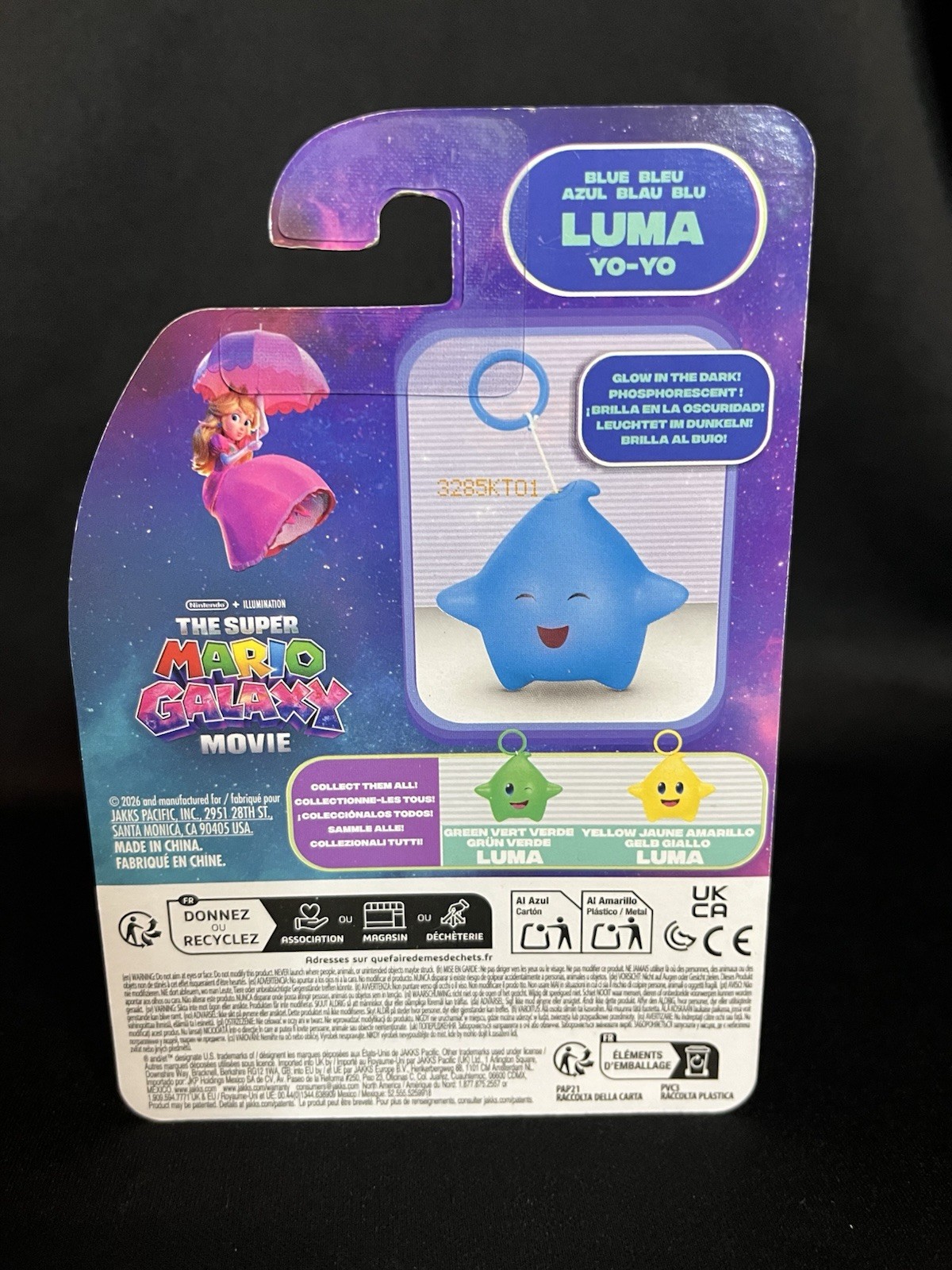 Jakks Pacific The Super Mario Galaxy Movie Blue Luma Star Yo-Yo