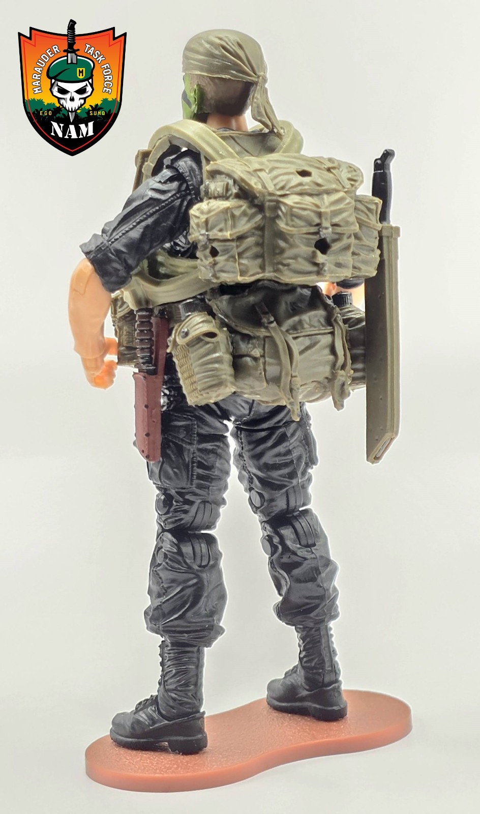 VIETNAM MACV-SOG SPECIAL OPERATOR – Marauder GR 1:18 Scale 4″ GI Joe Type Figure