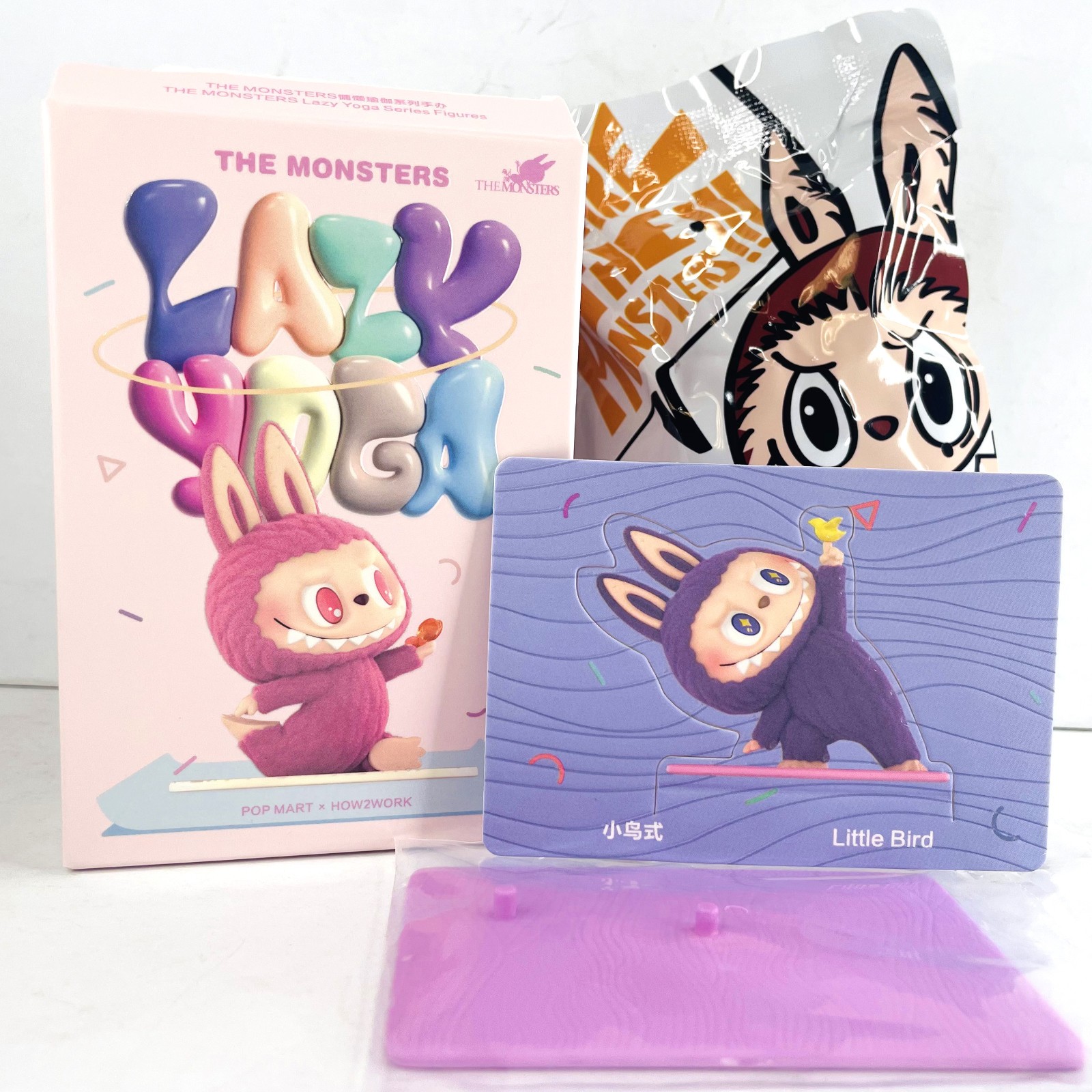 POP MART x Labubu The Monsters Lazy Yoga Series Figure Dolls Toy – Little Bird