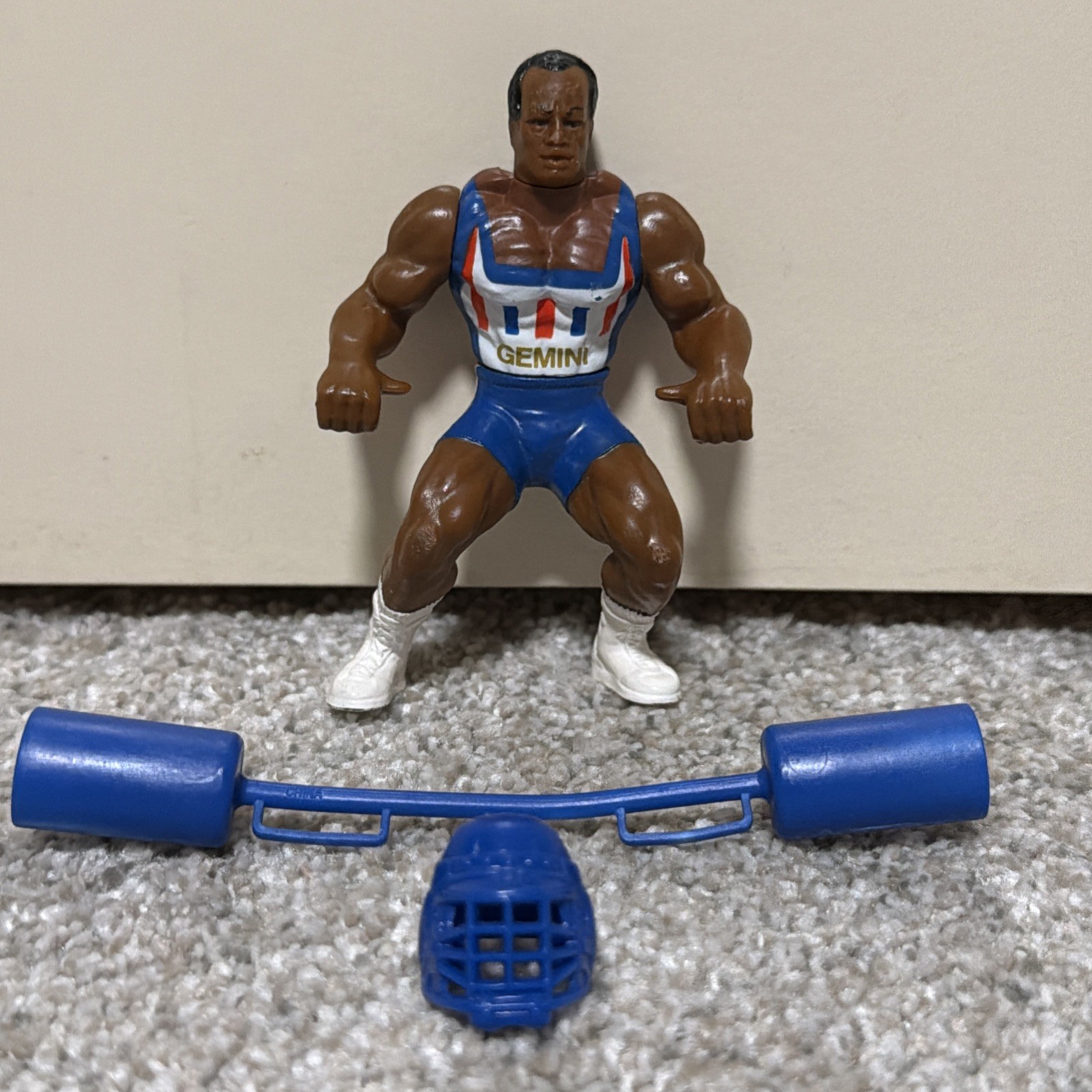 Vintage 1991 American Gladiator Gemini Complete With Helmet And Pugil Stick