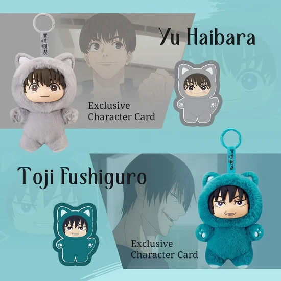 Puremind Jujutsu Kaisen Cat Ear Series Plush Toy Blind Box Authentic New in Box