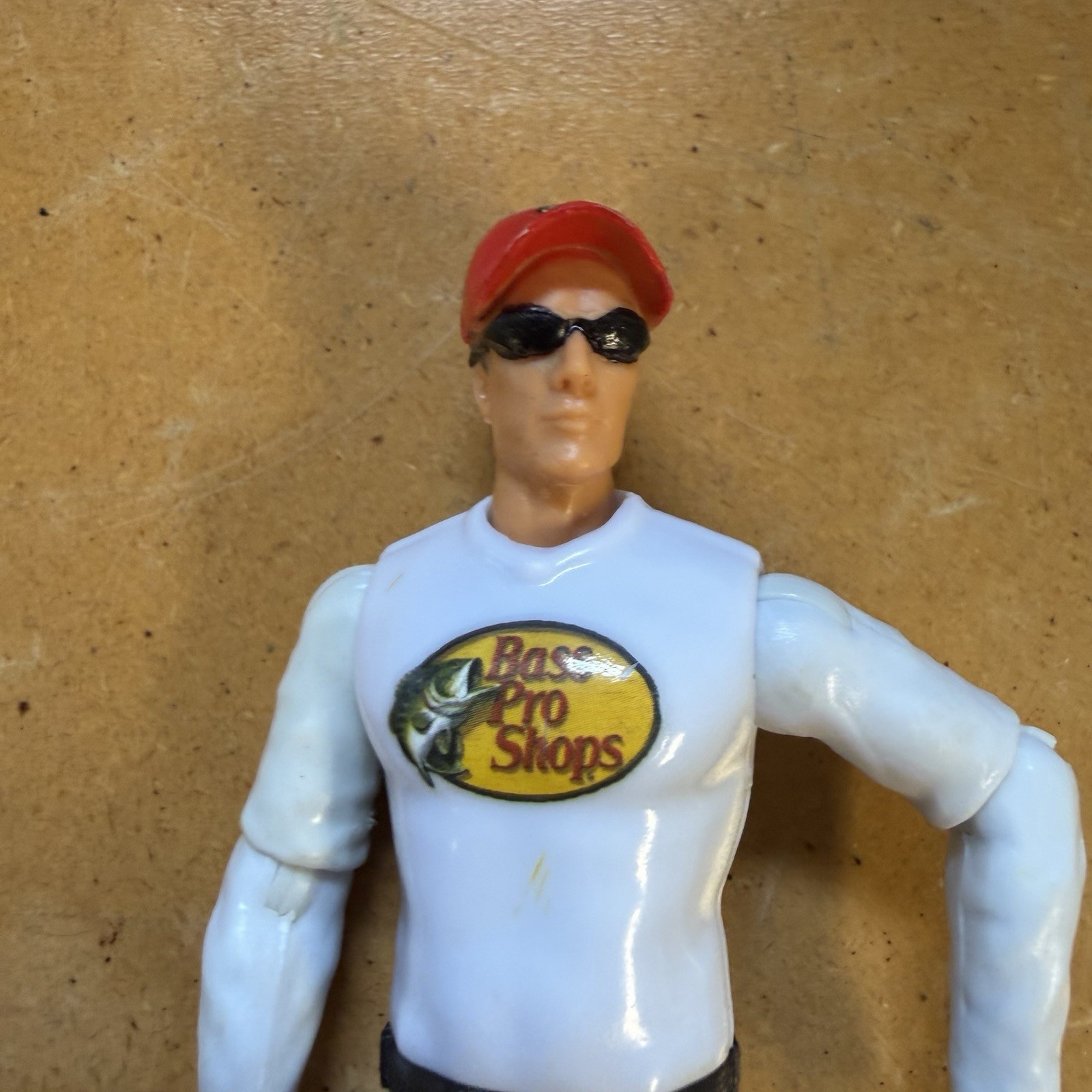 Bass Pro Shop Boating Action Figure Red Hat BassProShop Logo 4″ Tall