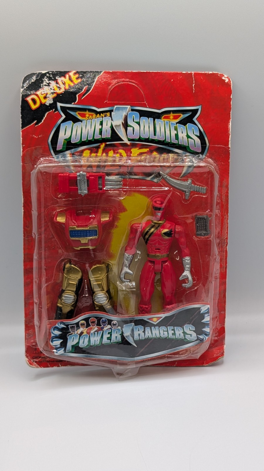 Saban Power Soldier Wild Force Power Ranger Red 5″ Action Figure (Damaged Box)