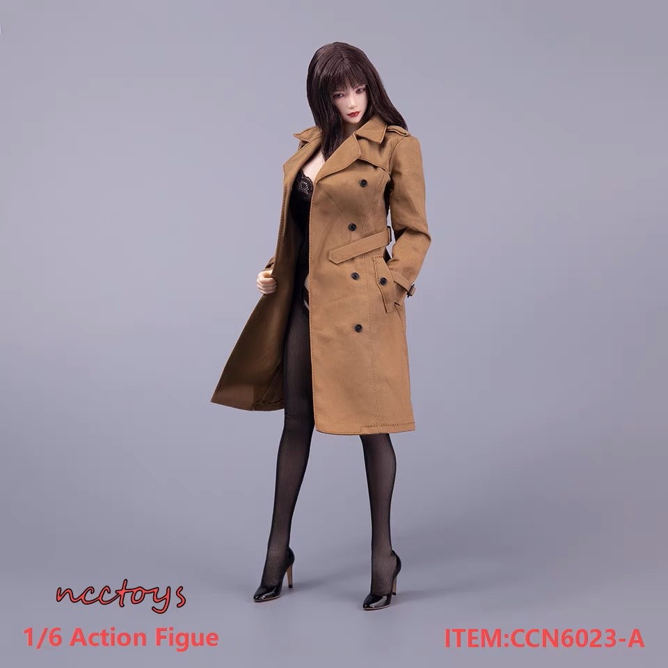 CCN6023 1/6 Special Agent Windcoat Fit 12in Body Figures