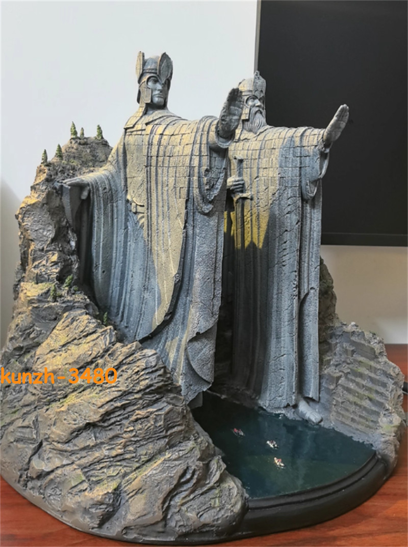 The Lord of the Rings The Argonath Gates of Gondor Scene Model Statue 34cm Decor